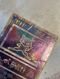 Pokemon TCG Ancient Mew Holo Promo Movie 2000 Damaged Condition See Pictures - Image 4