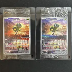 Pokemon TCG Teal Mask Ogerpon SVP 123 Pokemon Center Stamped Both Promos SEALED - Image 1