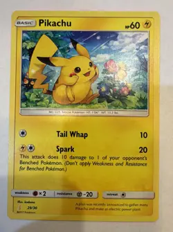 Pokemon TCG Pikachu Sun & Moon Trainer Kit (Alolan Raichu & Lycanroc) 29/30... - Image 2