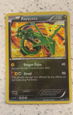 The Pokemon Company Rayquaza 11/20 Dragon Vault Holo Rare Holo Eng 2012 120 HP - Image 1