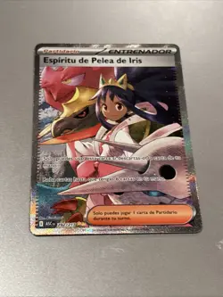 Pokemon TCG Iris's Fighting Spirit SIR Spanish Trainer Card - Image 1