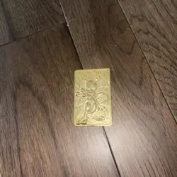 POKEMON Nintendo Vintage Gold Plated 1999 Vintage Burger King Card MEWTWO - Image 1