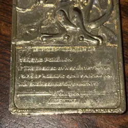 POKEMON Nintendo Vintage Gold Plated 1999 Vintage Burger King Card MEWTWO - Image 3