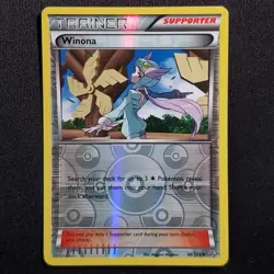 Winona 96/108 Reverse Holo Uncommon Roaring Skies Pokemon Lightly Played - Image 1