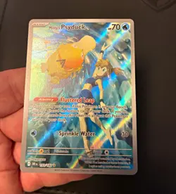Pokemon Co Misty's Psyduck Holo 193/182 Sv10 Destined Rivals Illus Rare ENG - Image 1