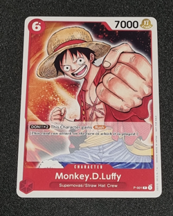 One Piece Promotion Pack 2022 Pre Errata Monkey D. Luffy P-001 Mint - Image 1