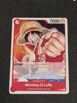 One Piece Promotion Pack 2022 Pre Errata Monkey D. Luffy P-001 Mint - Image 2