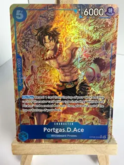 Portgas D Ace OP08-052 Alt Art V2 Two Legends NM One Piece TCG English - Image 1