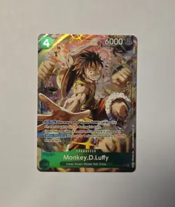 Monkey D. Luffy ST30-012 SR Parallel Start Deck EX ONE PIECE Card NM - Image 1
