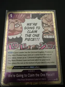 We're Going to Claim the One Piece!!! OP07-077 500 Years in the Future Foil - Image 1