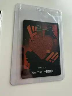 One Piece CCG Devil Fruit Vol. 3 DON!! Card Promo & Card Sleeves - Sealed New - Image 2