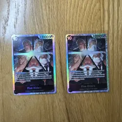 One Piece Five Elders OP13-082 SR Art Carrying On His Will English x2 - Image 1