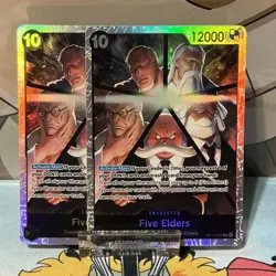 Five Elders OP13-082 Black Character Bandai One Piece Lot 2 - Image 1