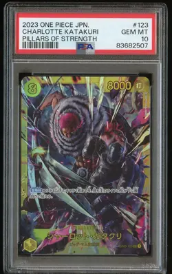 2023 One Piece Japanese CHARLOTTE KATAKURI Pillars of Strength OP03-123 - PSA 10 - Image 1