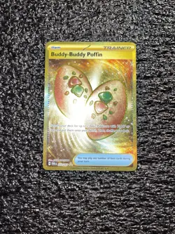 Pokemon Buddy-Buddy Poffin 223/167 Twilight Masquerade Hyper Rare Holo NM - Image 1
