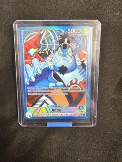 Jinbe (Alt Art) OP14-040 Leader One Piece The Azure Sea’s Seven Near Mint - Image 1