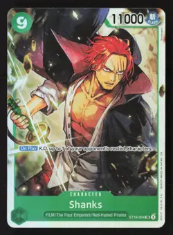 Shanks - (Reprint) SR ST16-004 NM - One Piece TCG - Image 1