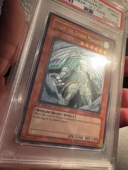 Raiza The Storm Monarch 1st Edition Ultimate Rare FOTB-EN026 PSA 9 Mint Yugioh - Image 3