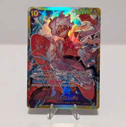 Bandai One Piece CCG Monkey D. Luffy OP05-119 Alt Art Holo SEC EN - Image 1