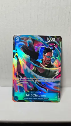 MR. 3 GALDINO - One Piece PRB02-009 - AA Alt Art Rare R - Premium Booster Vol. 2 - Image 1