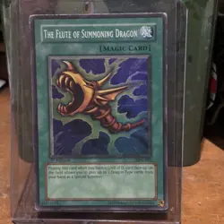 Yugioh! The Flute of Summoning Dragon SDK-A042 Super Rare 1st Edition LP - Image 1