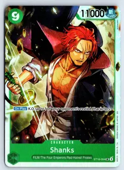 Shanks ST16-004 One Piece Starter Deck 16: GREEN Uta Super Rare Near Mint - Image 1