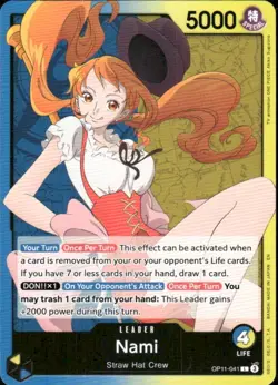 NAMI (041) OP11-041 A FIST OF DIVINE SPEED L ONE PIECE - Image 1