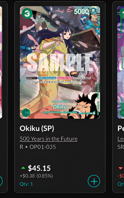 Custom Listing One Piece TCG Okuki SP Lim SP and Queen SP - Image 1