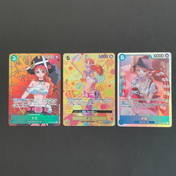 Nami OP08-106 OP09 SP + 2 SR Cards Set ONE PIECE Card Game Japan Unused - Image 1