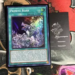 Yugioh Primite Roar ROTA-EN059 Super Rare 1st Ed NM - Image 1