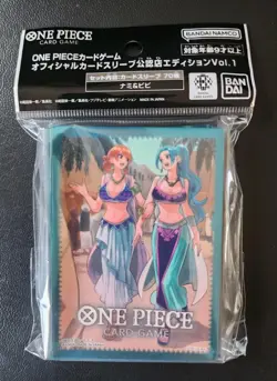 Nami & Vivi 70 Sleeves One Piece Card Game Authorized Store Edition Vol.1 - Image 1