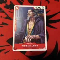 Nefertari Cobra OP13-011 OP-13 Carrying On His Will One Piece Card - Image 1