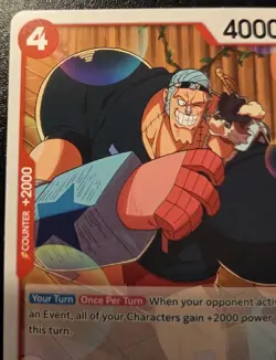 Franky OP11-012 Uncommon A Fist Of Divine Speed One Piece Card Game - Image 2
