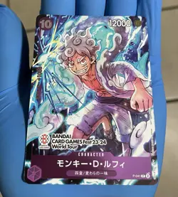 Luffy Bandai Card Games FEST 23-24 Promo P-041 ONE PIECE Card Japanese Monkey D. - Image 1