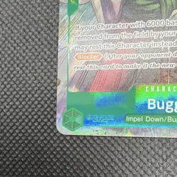 Bandai One Piece Card Game Buggy ST30-011 Character Alt Art Foil English - Image 5