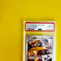 PSA 10 Pokemon Cards Charizard 187/184 CHR s8b VMAX Climax Gem Mint JPN - Image 2