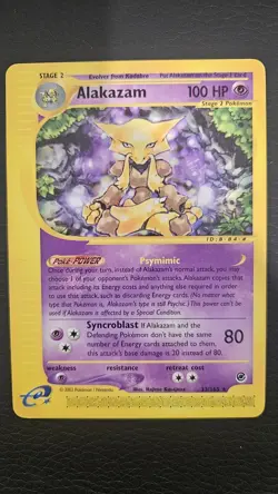 Alakazam 33/165 Expedition Pokemon Card Non-Holo Rare LP - Image 1