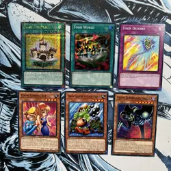 Yugioh Toon Card Lot Of 6- Toon kingdom, Toon World, Toon Gemini Elf & more NM - Image 1