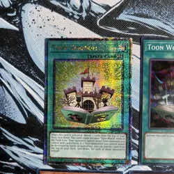 Yugioh Toon Card Lot Of 6- Toon kingdom, Toon World, Toon Gemini Elf & more NM - Image 3