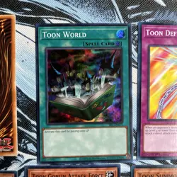 Yugioh Toon Card Lot Of 6- Toon kingdom, Toon World, Toon Gemini Elf & more NM - Image 5