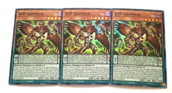 3x D/D Gryphon Super Rare Yugioh BACH mint - Image 1