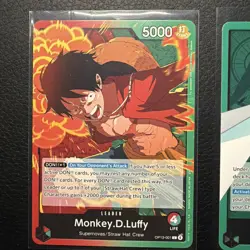 One Piece TCG English OP15 - Base Leader Cards - Lot Of 4 Op-13 And Op-15 - Image 5