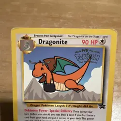DRAGONITE #5 Black Star Promo WB The First Movie Rare WOTC Pokemon Card - Image 2