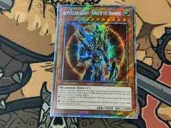 YuGiOh! Black Luster Soldier Envoy of the Begi Platinum Secret Rare RA03-EN132 - Image 1
