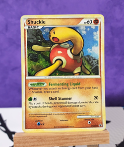 Pokemon TCG Shuckle HGSS15 HGSS Promo Holo Basic HP60 Card English - Image 1