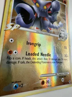 Gliscor 62/111 Rising Rivals Reverse Holo Pokemon TCG Card Heavily Played - Image 2