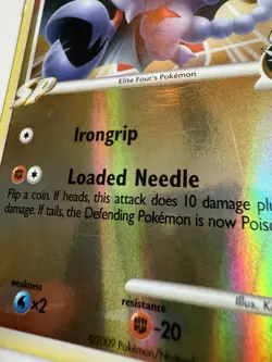 Gliscor 62/111 Rising Rivals Reverse Holo Pokemon TCG Card Heavily Played - Image 3