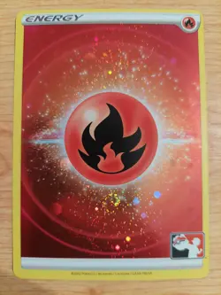 Basic Fire Energy - Prize Pack Series Cards - Near Mint NM - Cosmos Holo - Image 1