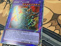 YuGiOh! Dark Paladin Platinum Secret Rare Quarter Century Bonanza RA03-EN126 - Image 2