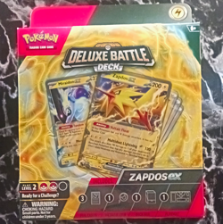 Pokemon TCG Deluxe Battle Deck Zapdos ex Ready-to-Play English 60-Card 2024 - Image 1